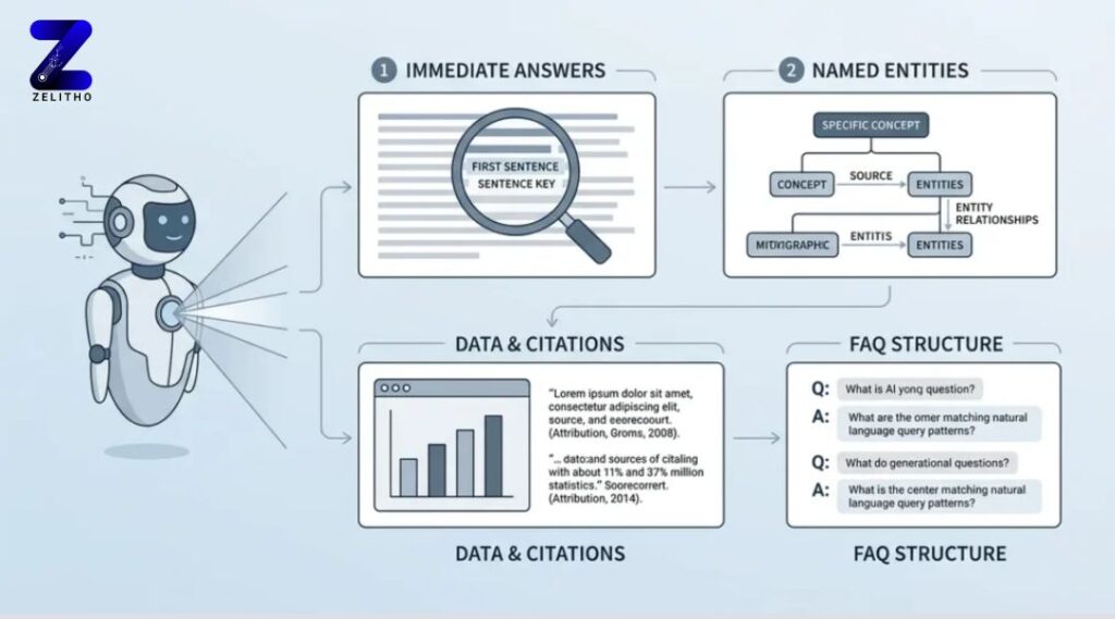 The Content Signal Audit , What AI Systems Actually Extract - Infographic by ZELITHO