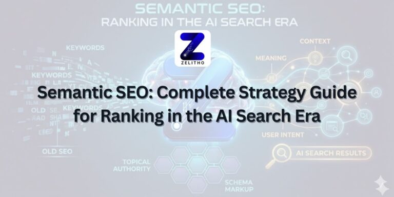 Semantic SEO Complete Strategy Guide for Ranking in the AI Search Era Blog by Zelitho