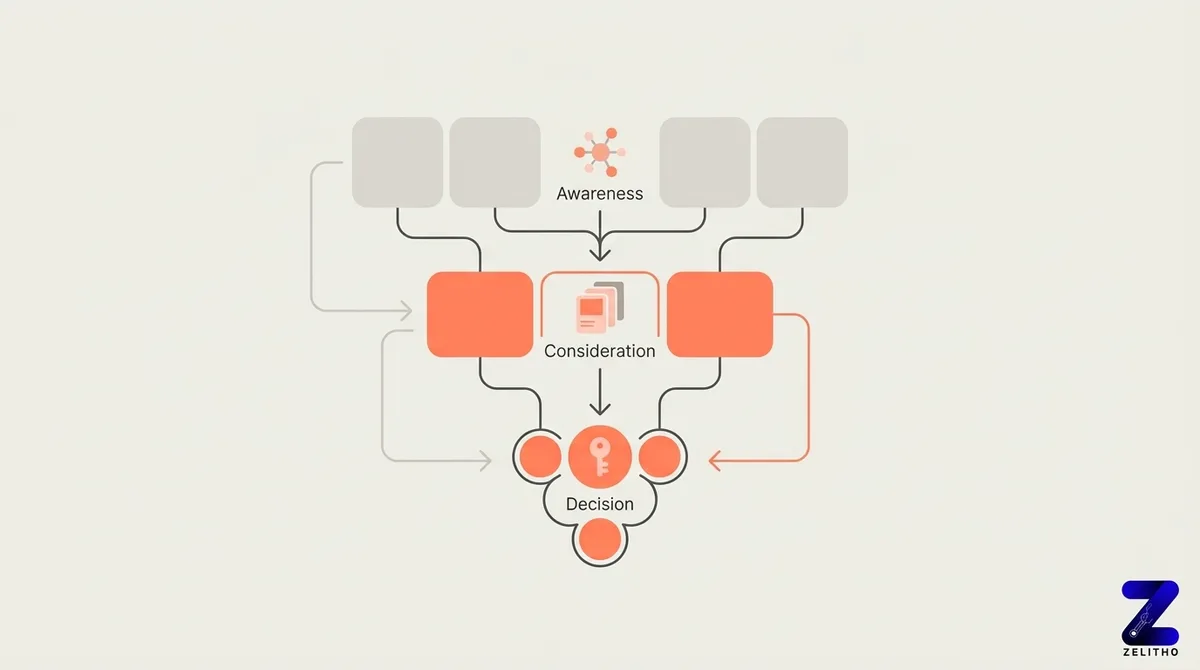 How the Content Marketing Funnel Works: A Step-by-Step Guide to Creating Targeted Content for Each Stage - Blog by zelitho