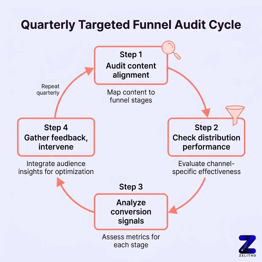 Quarterly Targeted Funnel audit Cycle - The Targeted Funnel Framework Is Not a One-Time Build by zelitho