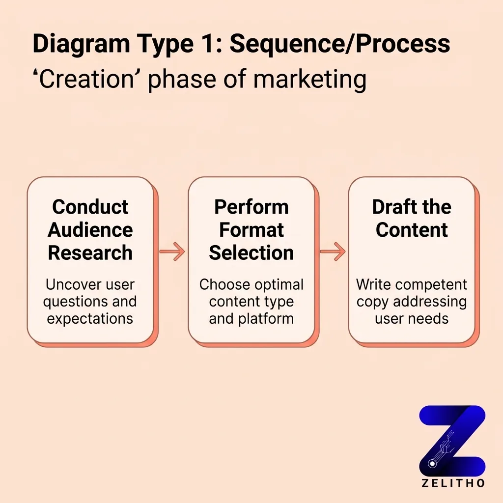 Content Creation Skills: Where Most Marketers Stop Too Early infographic by zelitho