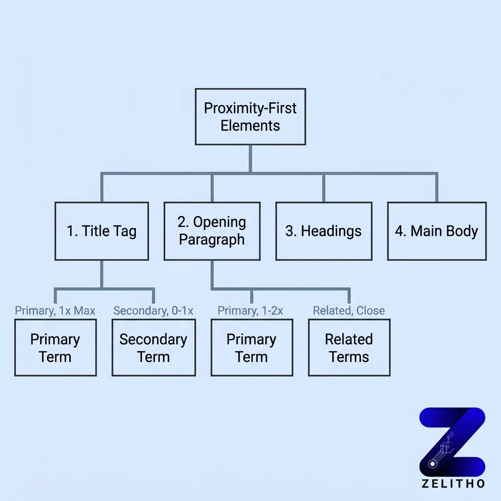 Where to Place Related Terms Across Core On-Page Elements