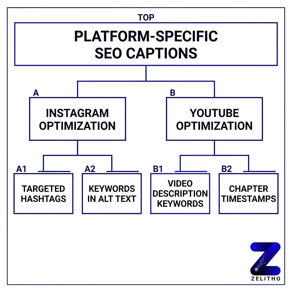Platform specific seo captions Sources
