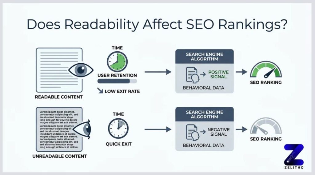 Does Readability Affect SEO Rankings? - blog by zelitho