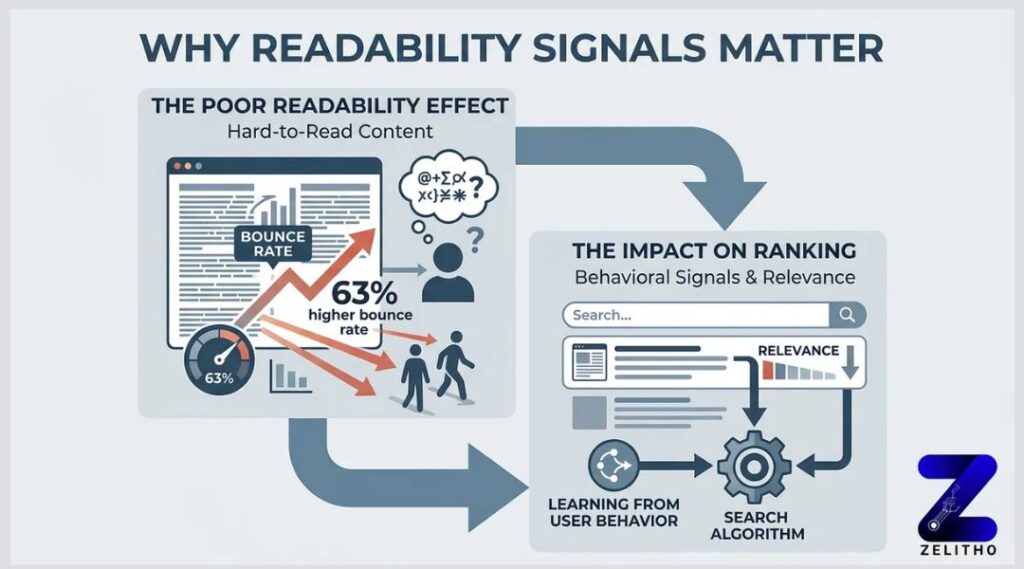 Why Readability Signals Matter to Search Algorithms, Even When Google Doesn't Score Sentences - image by zelitho