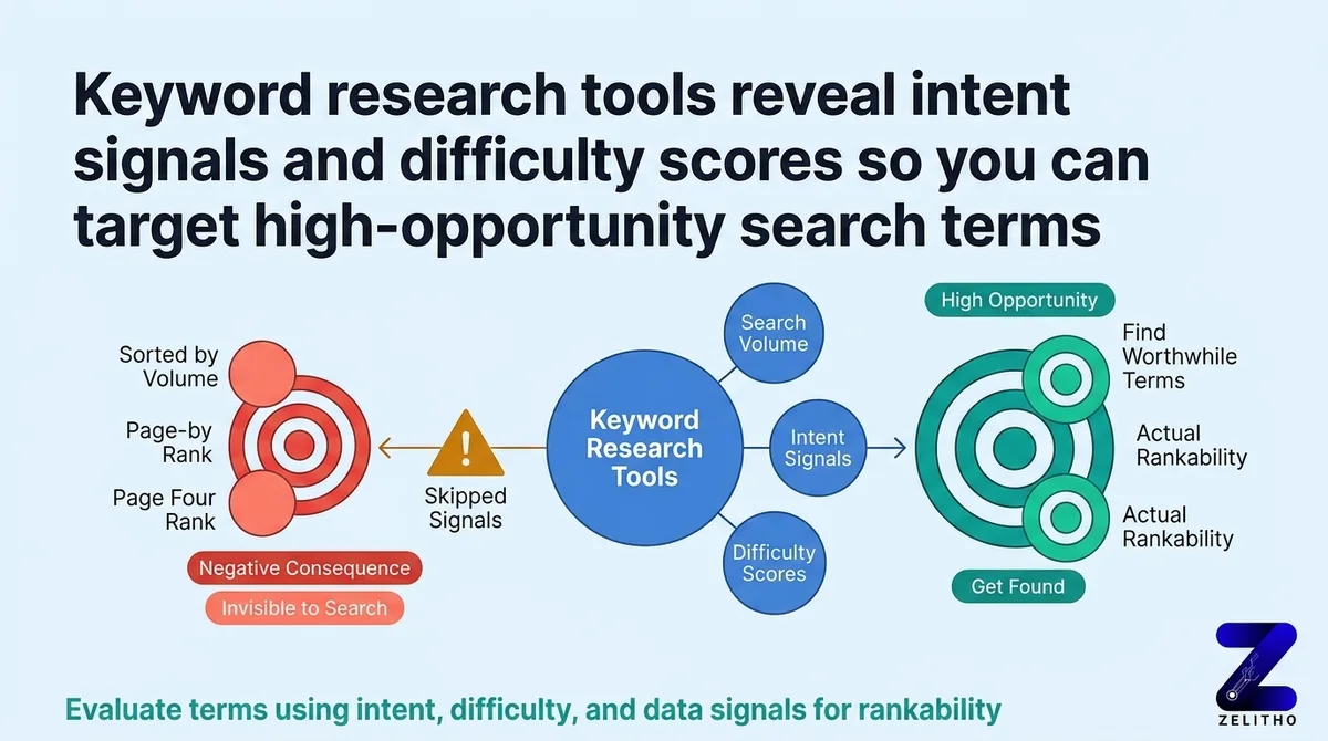 What Are Keyword Research Tools? How They Help You Find High-Opportunity Search Terms - Blog by zelitho