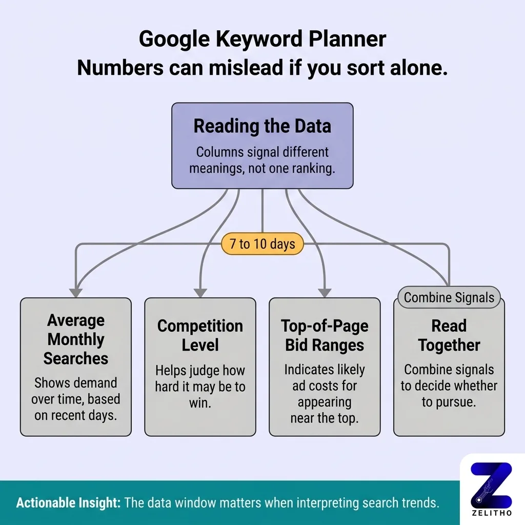 What does Google Keyword Planner actually do?