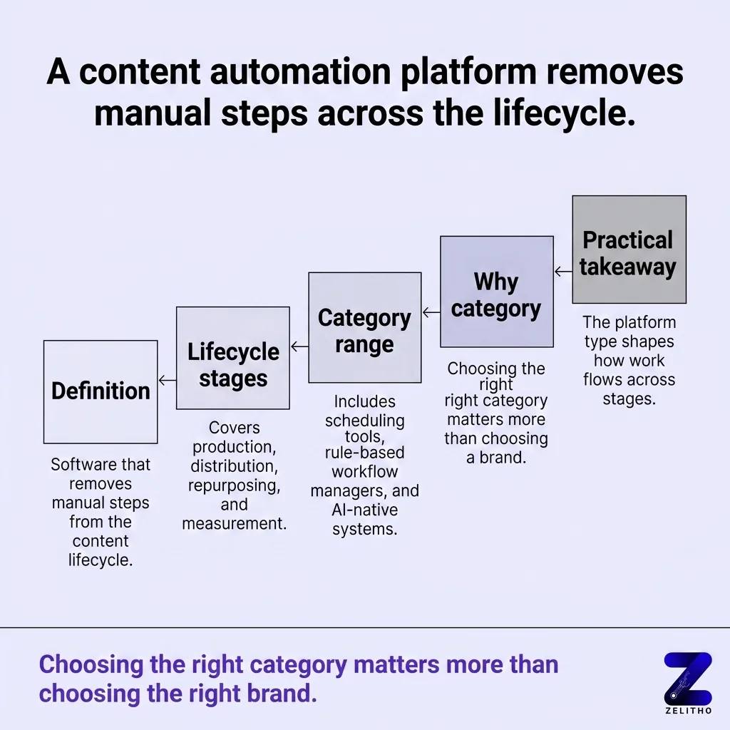 What is a content automation platform?