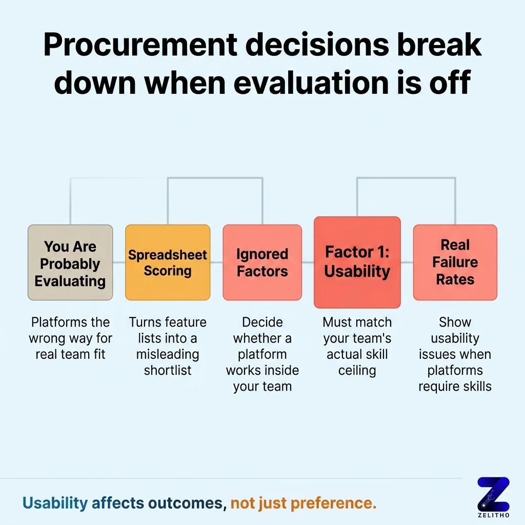 You Are Probably Evaluating Platforms the Wrong Way