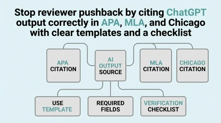How to Cite ChatGPT Output Correctly