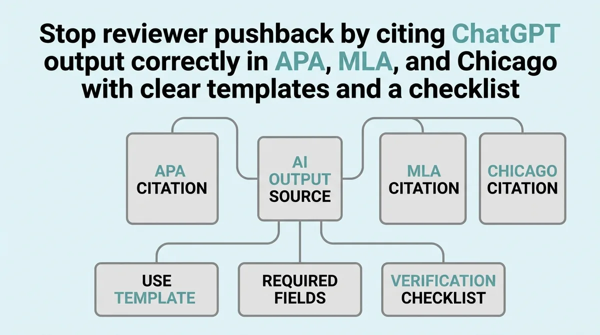How to Cite ChatGPT Output Correctly