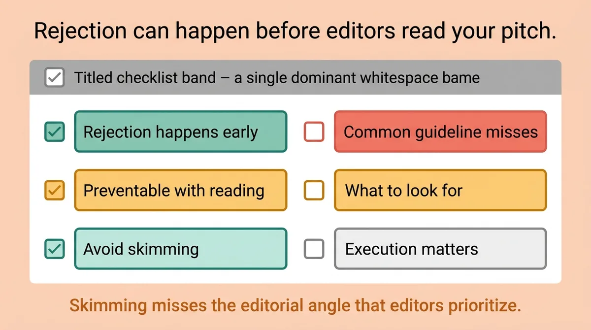 How to Read Submission Guidelines So You Do Not Get Rejected Before You Are Read