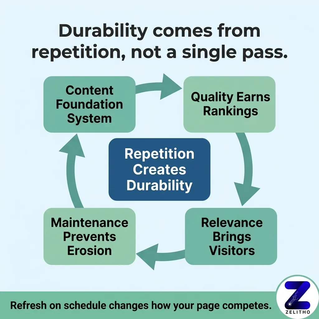 The Maintenance Cycle Is the Strategy Everything Else Depends On