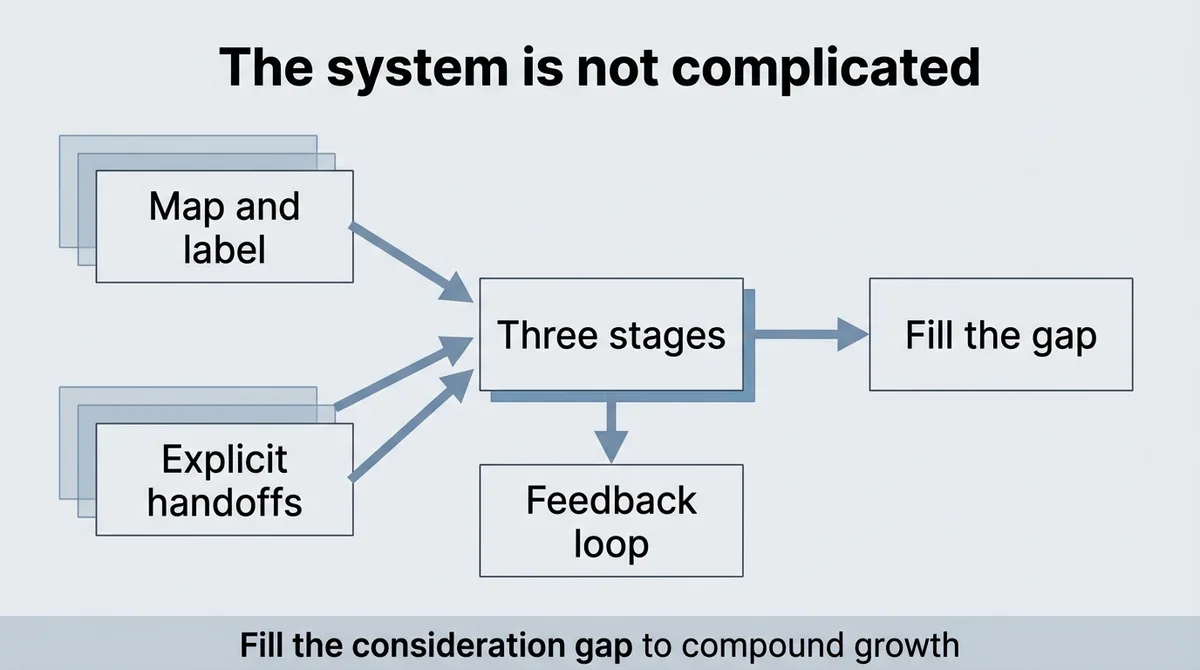 Build the Path Once and Let Content Compound from There