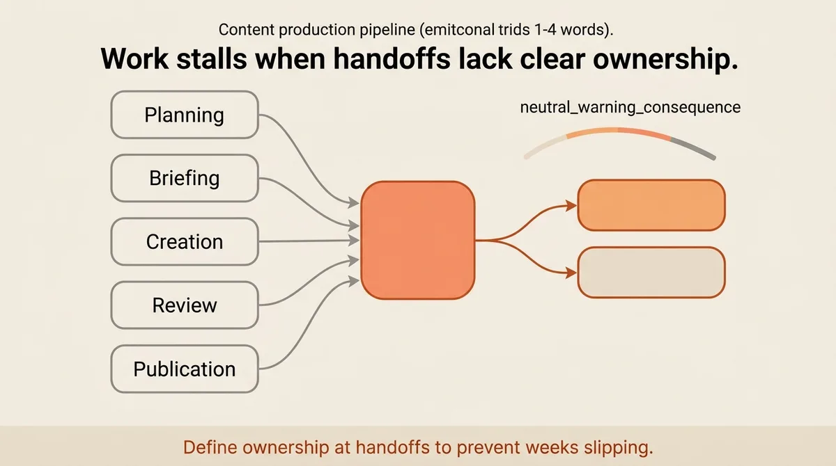 The Five Stages Where Work Gets Stuck , and Why Handoffs Are the Real Problem