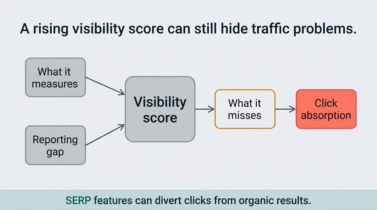 Why a Good Visibility Score Can Still Hide a Traffic Problem