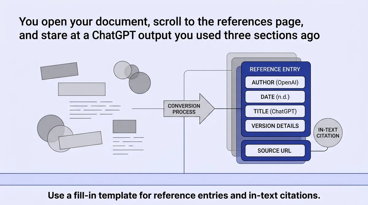 What Is the APA Citation Format for ChatGPT?