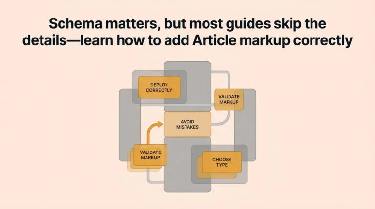 How to Add Article Schema Markup to Blog Posts