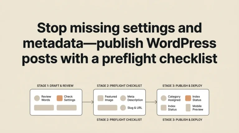 How to create and publish a WordPress blog post without mistakes