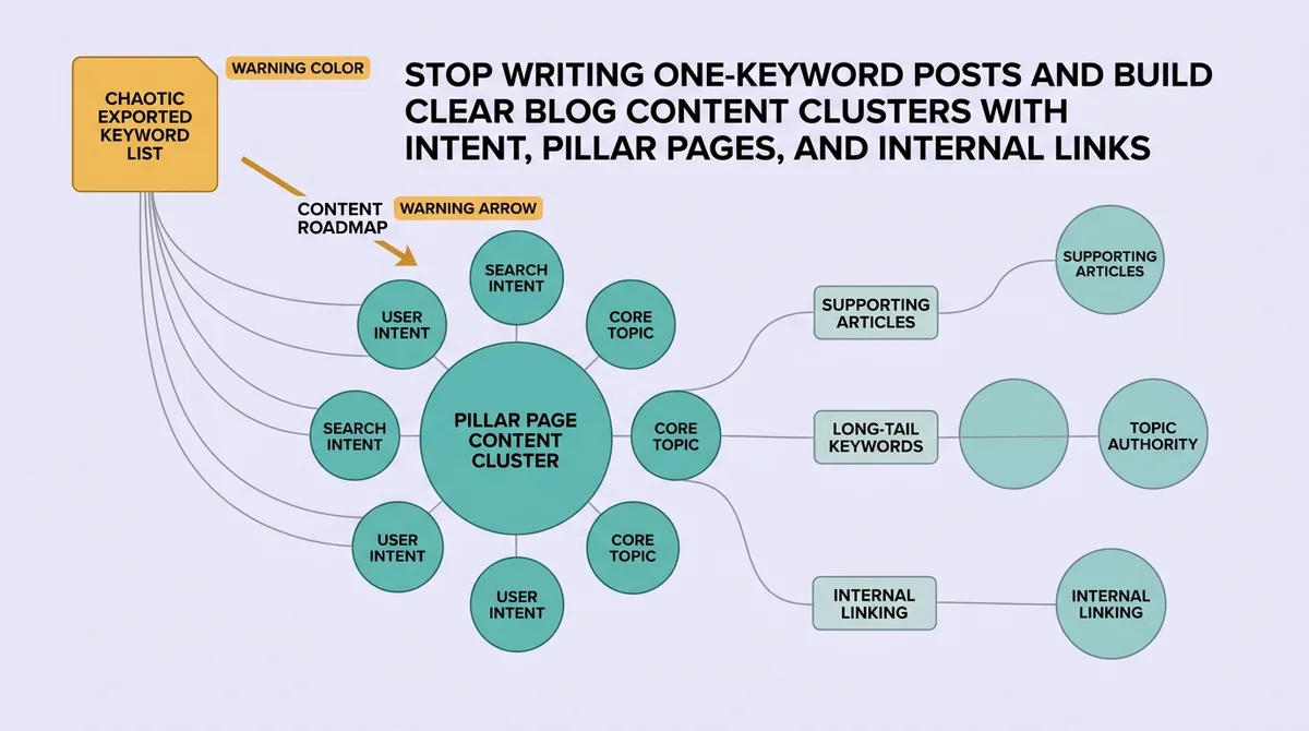 How to Organize Keywords Into Blog Content Clusters