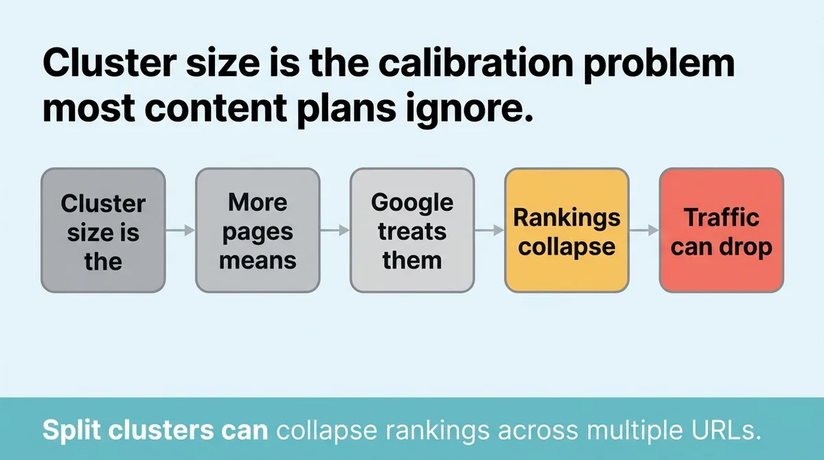 You Are Probably Targeting the Wrong Cluster Size , Here Is Why That Costs You Rankings