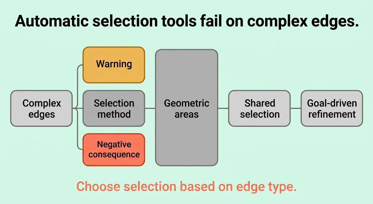 How to select, isolate, and manually refine any section of an image